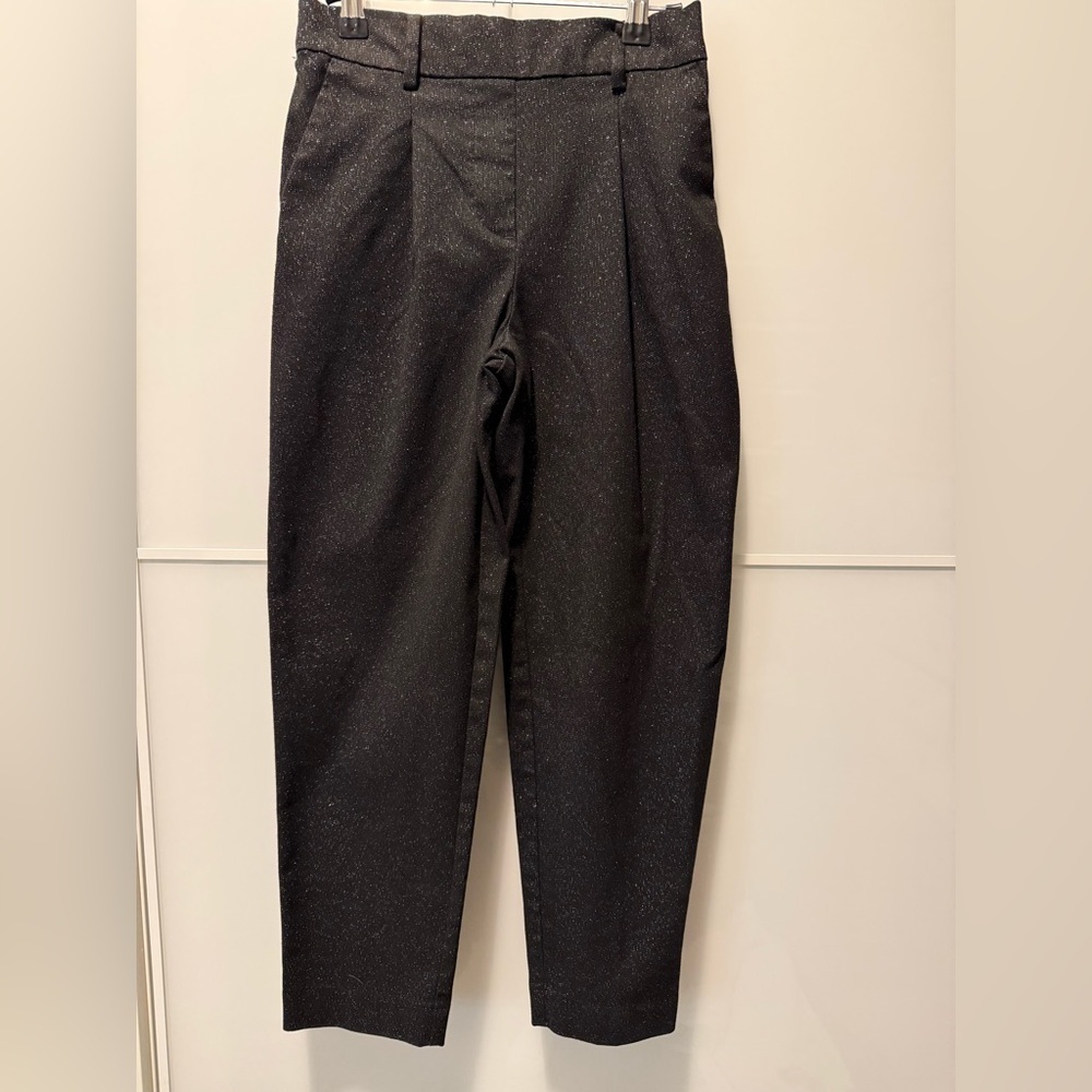 LOFT Black Sparkle Dress Pants